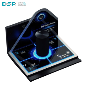 Dsp Việt Nam Nhà máy tùy chỉnh Led-illuminated tương lai Acrylic bluetooth loa hiển thị đứng - Product Image 1