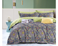 Nouveaux ensembles de couettes imprimées en coton de luxe pour hôtel, ensembles de housses de couette imprimées de luxe, draps-housses en coton imprimé de luxe