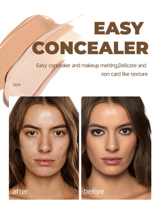 LANGMANNI Crème Correctrice Longue Durée Formule Éclaircissante Hydratation Naturelle Contrôle du Sébum Imperméable Peau Illuminée Sans Bavures - Product Image 5