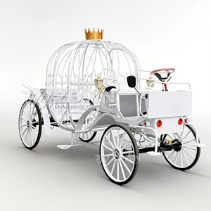 Chariot électrique Cendrillon en forme de citrouille, rechargeable et sans chevaux, pour applications multi-scènes, idéal pour les parcs d'attractions et les réunions festives - Product Image 4