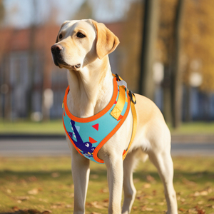 Harnais pour chien réglable <span class=keywords><strong>de</strong></span> haute qualité Conception personnalisable durable avec des motifs d'<span class=keywords><strong>animaux</strong></span> colorés Caractéristiques personnalisées pour les <span class=keywords><strong>animaux</strong></span> <span class=keywords><strong>de</strong></span> <span class=keywords><strong>compagnie</strong></span> - Product Image 4