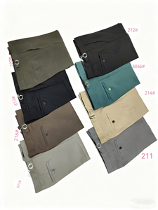 Fornitura di fabbrica di nuovo Design moda <span class=keywords><strong>pantaloni</strong></span> Chino uomo <span class=keywords><strong>pantaloni</strong></span> <span class=keywords><strong>pantaloni</strong></span> da ufficio - Product Image 6