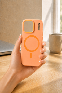 เคสโทรศัพท์ iPhone 16 สีพื้น TPU PC พร้อมวงแหวนแม่เหล็ก รองรับการชาร์จไร้สาย - Product Image 5