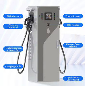 Estación de Carga Rápida para Vehículos Eléctricos de 80kW, CCS1, CCS2, GBT, Chademo, Nivel 3, FSR-80 - Product Image 3