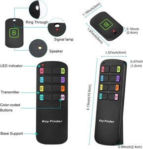 Pencari kunci pintar, perangkat pelacak GPS jarak jauh, pelacak kunci nirkabel alarm pribadi - Product Image 5