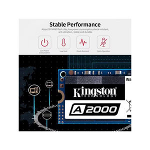 <span class=keywords><strong>Kingston</strong></span> A2000 NV2 NV1 250/500GB 1/2TB M.2 2280 NVMe <span class=keywords><strong>SSD</strong></span> PCIe 4.0 Gen 4x4โซลิดสเตตไดรฟ์ภายในสำหรับโน๊ตบุ๊ค/พีซีดิสโก้ - Product Image 4