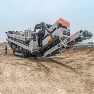 China Top Quality Mobile Crushing Komplette Brech anlage für Steinbrüche