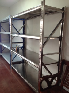 מדף ברזל מתלה ללא דופי מדפים לערום מדפים ערמה מדפי פלדה נירוסטה - Product Image 4