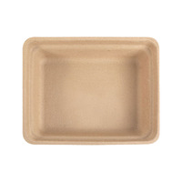 Bac à litière pour chat en pulpe de papier moulée jetable, écologique, compostable, léger, pour le camping, vente en gros