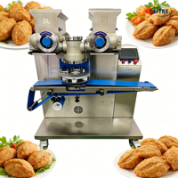 Máquina Automática para Hacer Kubba, Equipo de Encrustación para Kibbeh, Mochi, Mooncake, Maamoul, Galletas Rellenas, Línea de Producción de Alimentos Rellenos