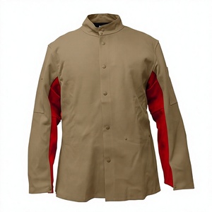 เสื้อแจ็คเก็ตหนังกันไฟ ทนความร้อน 300 องศา ทรงปกติ ° ซี 500 ° ชุดป้องกันอัคคีภัย C - Product Image 1