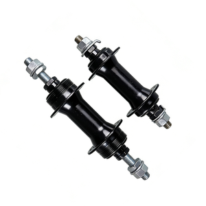 Moyeu avant/arrière en acier pour vélo BMX, <span class=keywords><strong>axe</strong></span> <span class=keywords><strong>traversant</strong></span>, roulements à billes de type écrou de haute précision, roulements étanches, composant de <span class=keywords><strong>roue</strong></span> de vélo de montagne durable, 20 - Product Image 1