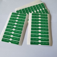 Étiquettes autocollantes transparentes pour câbles électriques, pièces, accessoires personnalisables, couleur fluorescente