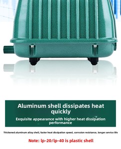 Pompe à <span class=keywords><strong>air</strong></span> électromagnétique RESUN LP avec boîtier métallique, double chambre à haut débit d'<span class=keywords><strong>air</strong></span>, réduction du bruit multi-étages pour l'aquaculture - Product Image 3