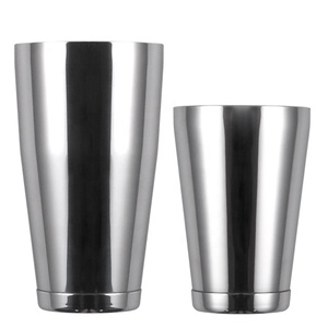 <span class=keywords><strong>Shaker</strong></span> à cocktails Boston lesté en acier inoxydable <span class=keywords><strong>Koriko</strong></span> 28oz / 18oz, outils de bar populaires, argent - Product Image 2