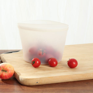 Top Seller Platinum Grade Reusable Reusable Fresh Sealing <b>Vacuum</b> Reusable Food <b>Bag</b> Silicone Food Storage <b>Bag</b> - Product Image 2
