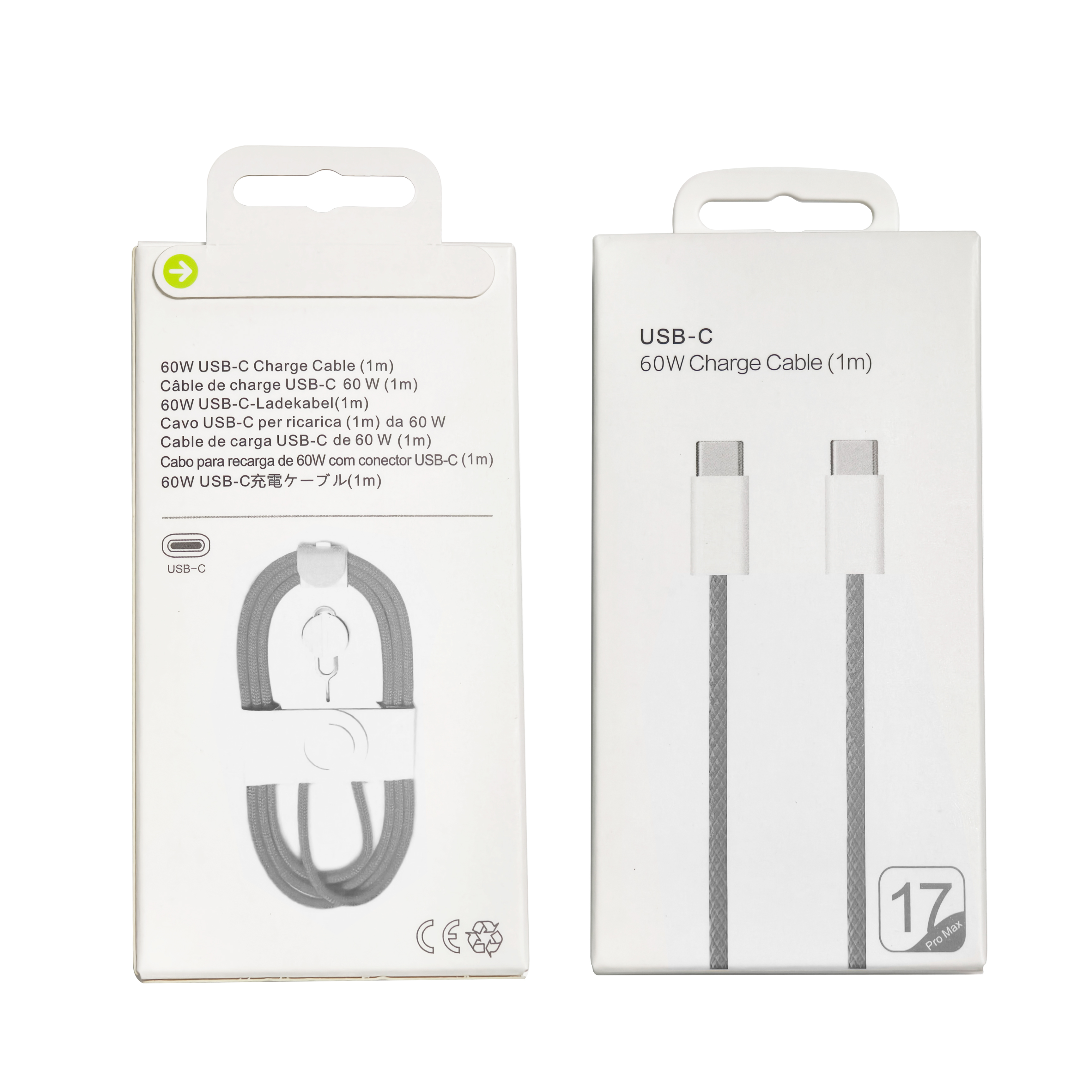 White with box packing