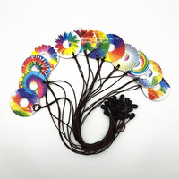 Lunettes de Diffraction en Caoutchouc de Luxe Effet Arc-en-ciel 3D Feux d'Artifice Spéciaux pour Festivals, Bannières de Fête Imprimées par Découpe Diffractive