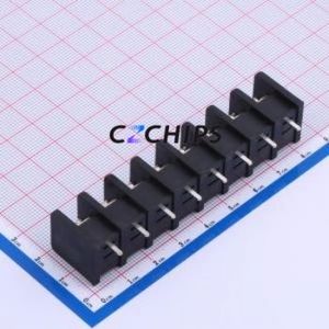 DBT30S-10.0-8P-BK-P Barrier Terminal Block Through hole Component (THT),P=10mm Connector Two Sides 10mm 1x8P Edge Pin - Product Image 2
