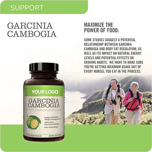 Cápsulas Vegetarianas de Garcinia Cambogia 100% Pura (90 Unidades), Cápsulas Adelgazantes Quemagrasas, Cápsulas Adelgazantes Herbales, Píldoras para el Control de Peso - Product Image 5