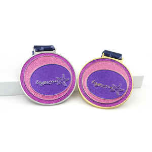 Médaille de sport en métal en forme de rectangle simple présentoir de médaille miraculeuse vierge en silicone médaille imprimable du Kazakhstan - Product Image 1