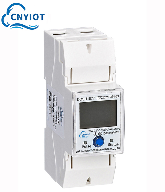 CNYIOT Manufacturer's Smart 220V Single Phase Prepaid Electricity Meter Digital KWH Meter Remote Read Rental Rooms WiFi