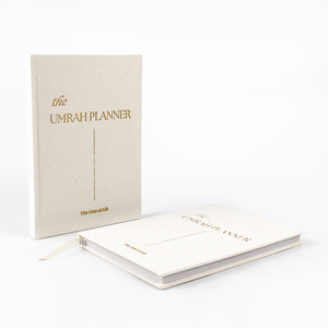 Agenda hebdomadaire et mensuel avec couverture en lin, carnet de liste de tâches avec onglets mensuels colorés - Product Image 6
