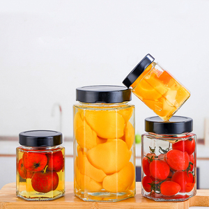 Kín khuyến mại không thể phá vỡ lục giác rỗng lục giác mật ong lọ thủy tinh - Product Image 3