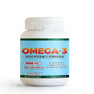 Complément alimentaire ODM OEM pour la santé cardiaque, capsules d'huile de poisson oméga-3, santé des articulations et des yeux - Product Image 1