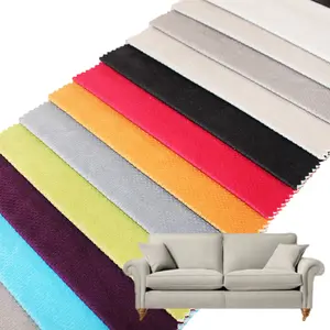 Textile de maison 100% Polyester couleur personnalisée tissu de soie velours Burnout tissu de luxe rembourrage velours hollandais