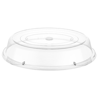 Couvre-plat ovale transparent pour service traiteur, outil spécialisé en polycarbonate (PC)