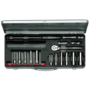 Japanese reliable TB3L11X deep socket wrench set tools with hard case packaged