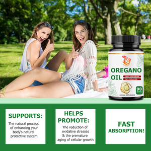 Cápsulas de Aceite de Orégano 100% Vegetarianas, Suministro de Fábrica, con Hoja de Orégano Silvestre del Mediterráneo, Apoyo a la Salud Digestiva, Cápsula Herbal - Product Image 5