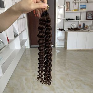 Cabello Humano para Trenzar con Técnica de Crochet, Nuevo Cabello Humano con Anillas para Trenzar, Trenzas Boho, Nudos Milagrosos 4 #   color - Product Image 1