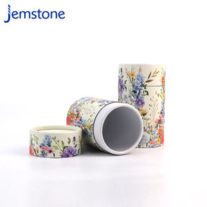 Boîte Cadeau Cylindrique en Carton Personnalisée pour Thé en Vrac et Thé aux Fleurs, Emballage en Tube de Papier Kraft de Qualité Alimentaire - Product Image 4