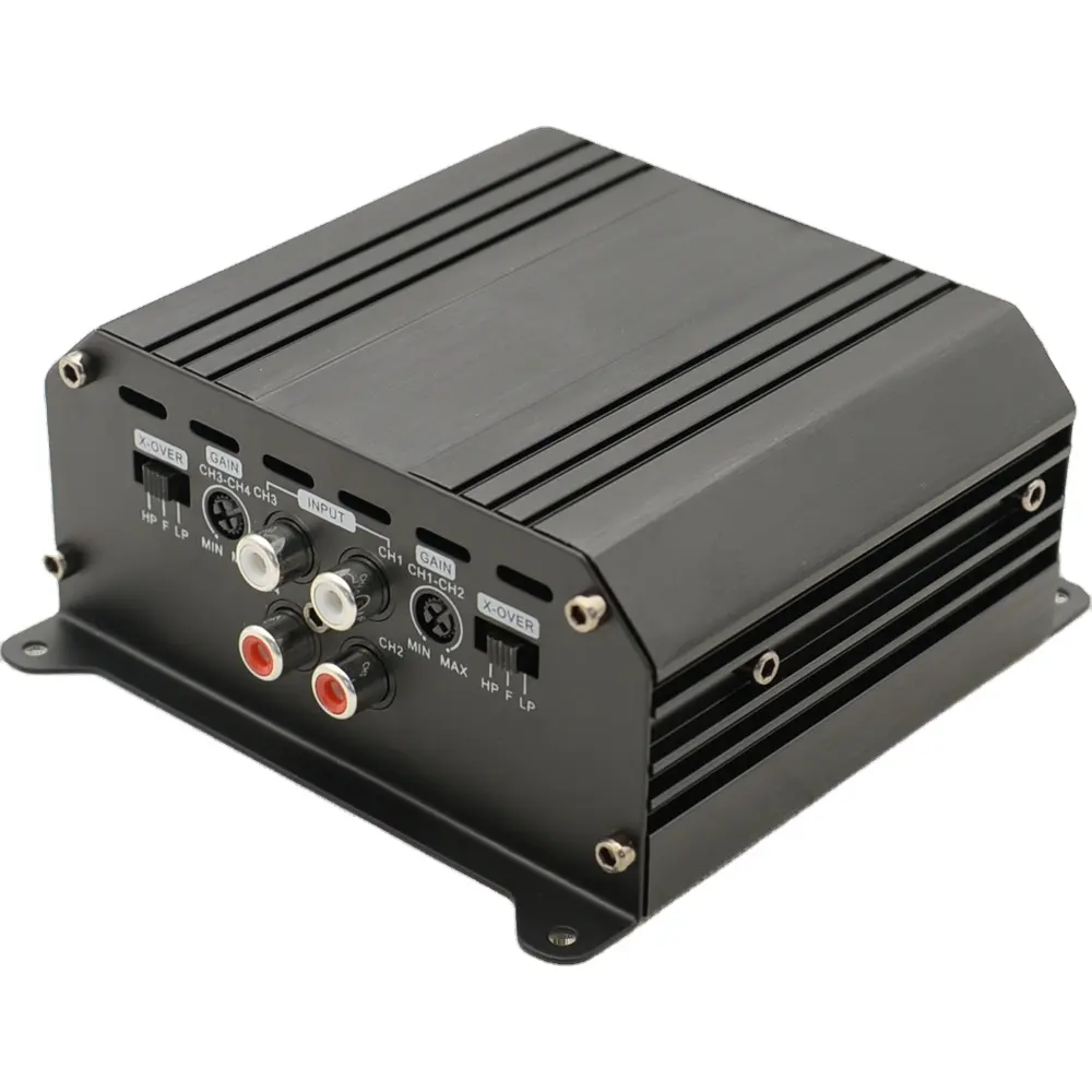 Factory Wholesale Super Mini Size Car Audio Amplifier 4 Channels