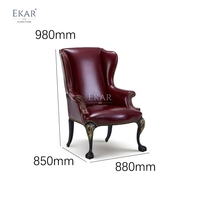 Chaise Bergère EKAR Versailles |   Fauteuil classique français rembourré pour salon