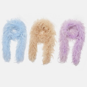 5 plis 10-15 cm <span class=keywords><strong>plume</strong></span> d'autruche Boa écharpe <span class=keywords><strong>plume</strong></span> pour fête mariage mode robes vêtements Costumes décoration noël - Product Image 3