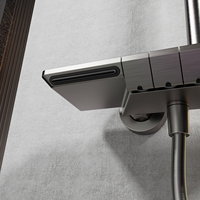 Corps de robinet en laiton touche de piano sortie de cascade à trois fonctions style de luxe robinet de douche de bain Offre Spéciale populaire