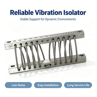 Isolateur de vibrations en câble d'acier inoxydable, isolation de vibrations 3D, noyau hélicoïdal, anti-corrosion, amortisseur de chocs pour applications marines