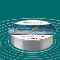 Haute qualité 100% fluorocarbone 100m ligne de leurre en Nylon super résistant à l'usure ligne de pêche tressée ligne flottante plus lisse