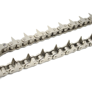 Cadena de Sierra No Estándar de Acero Inoxidable 304, Diente 08B de 4 Puntas para Máquina de Filetear Pescado en Granjas, Procesamiento de Alimentos, Resistencia a la Tracción 10A/12A - Product Image 1