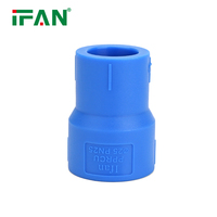 Raccords PPR IFAN de toutes tailles standard, bleus, originaux, PN25, 20-50 mm, matériaux de plomberie, raccords PPR en cuivre