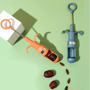 Date And Cherry Pitter Plastic Syringe Press Type Quick Pitting Tool For Kitchen Fruit Divider - Product Image 2