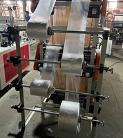 Machine de production automatique de fabrication de sacs en plastique et d'emballage Machine de fabrication de sacs à provisions Sacs en plastique pour t-shirts en nylon