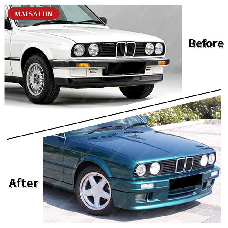 PP Material Front Facelift M-Tech Front Bumper for BMW 3 Series