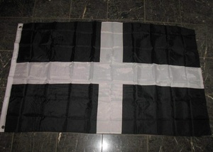 Bandera del Condado de Cornualles Bandera de poliéster del Condado de Cornualles Inglaterra de 3x5 pies con dos ojales de metal - Product Image 2