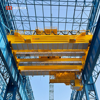 Grue de fonderie YZ 320 tonnes, conception à quatre poutres et quatre rails, système de freinage double, grue de transfert de lingots pour atelier