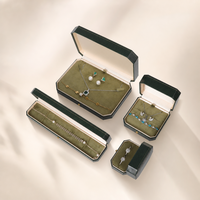 Boîte d'emballage octogonale vintage en similicuir avec fermoir à pression, étui durable pour bracelets, bagues et colliers, idéale pour les propriétaires de boutiques
