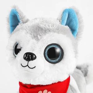 Elektrik yürüyüş peluş oyuncak köpek sibirya Husky Saint Bernard büyük gözlü köpek peluş oyuncaklar - Product Image 5